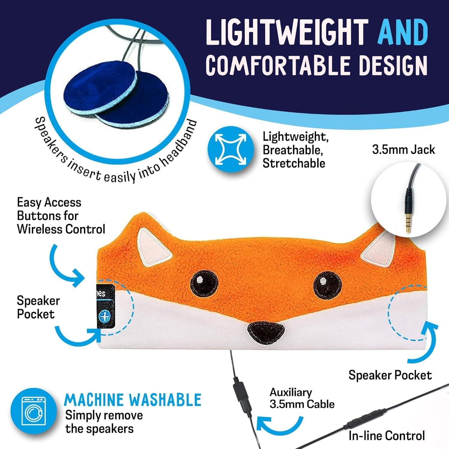 Auriculares Inalámbricos y con Cable CozyPhones Zorro 2024