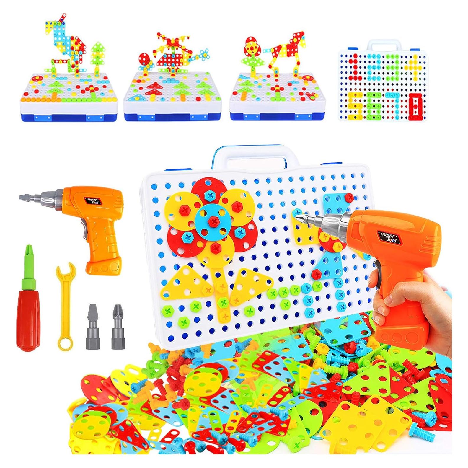 Set de Juguete de Taladro Eléctrico HAPTIME 237 Piezas