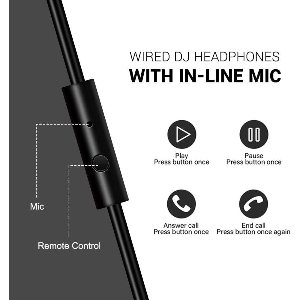 Auriculares Hi-Res OneOdio Pro-50 sobre la Oreja 50mm Negro