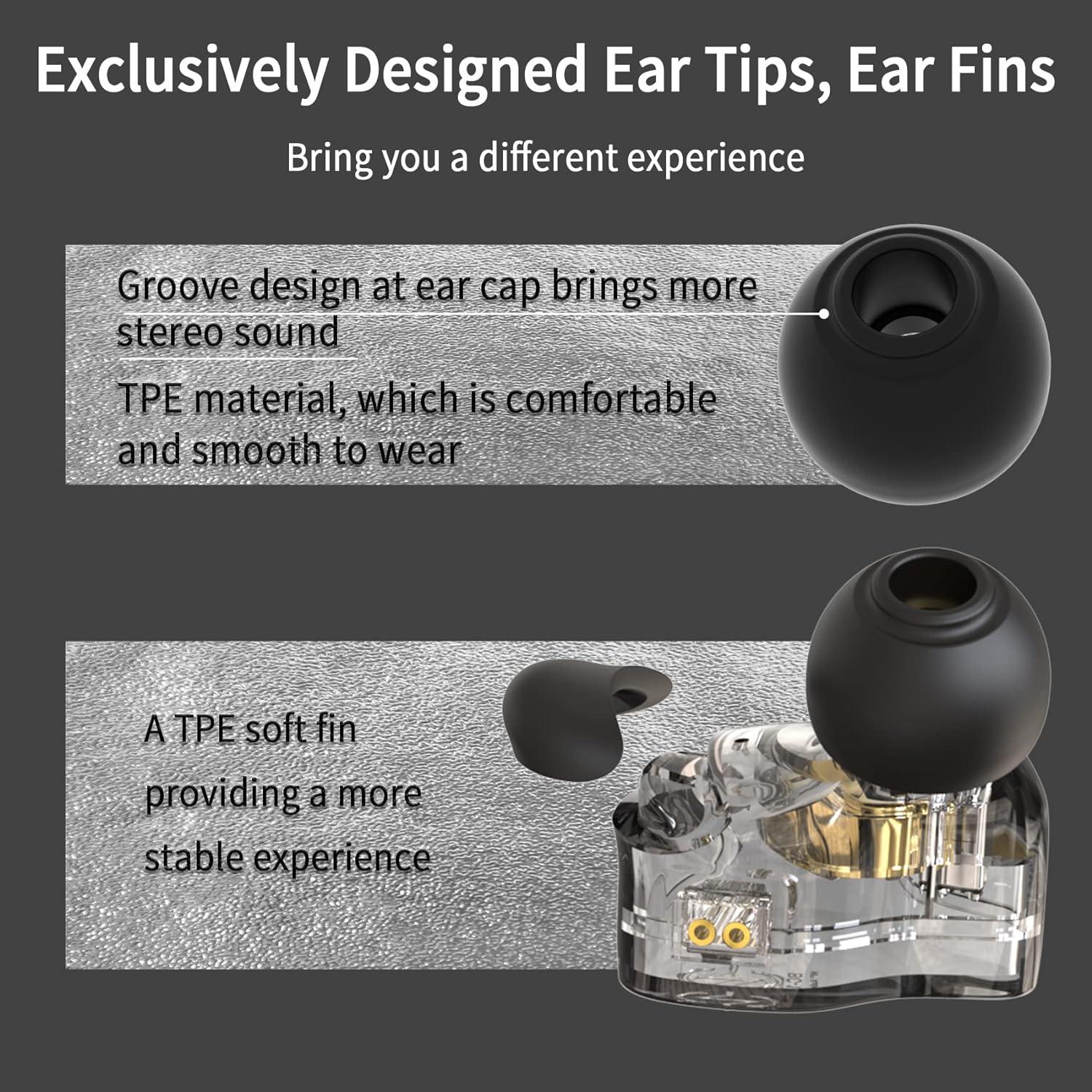 Auriculares CCZ Melody con Cable HiFi 1DD 1BA Azul