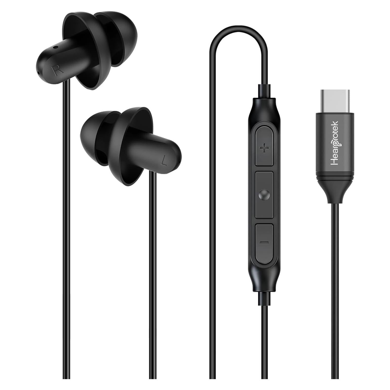 Auriculares para dormir Hearprotek SE03-T 02N USB-C Silicona