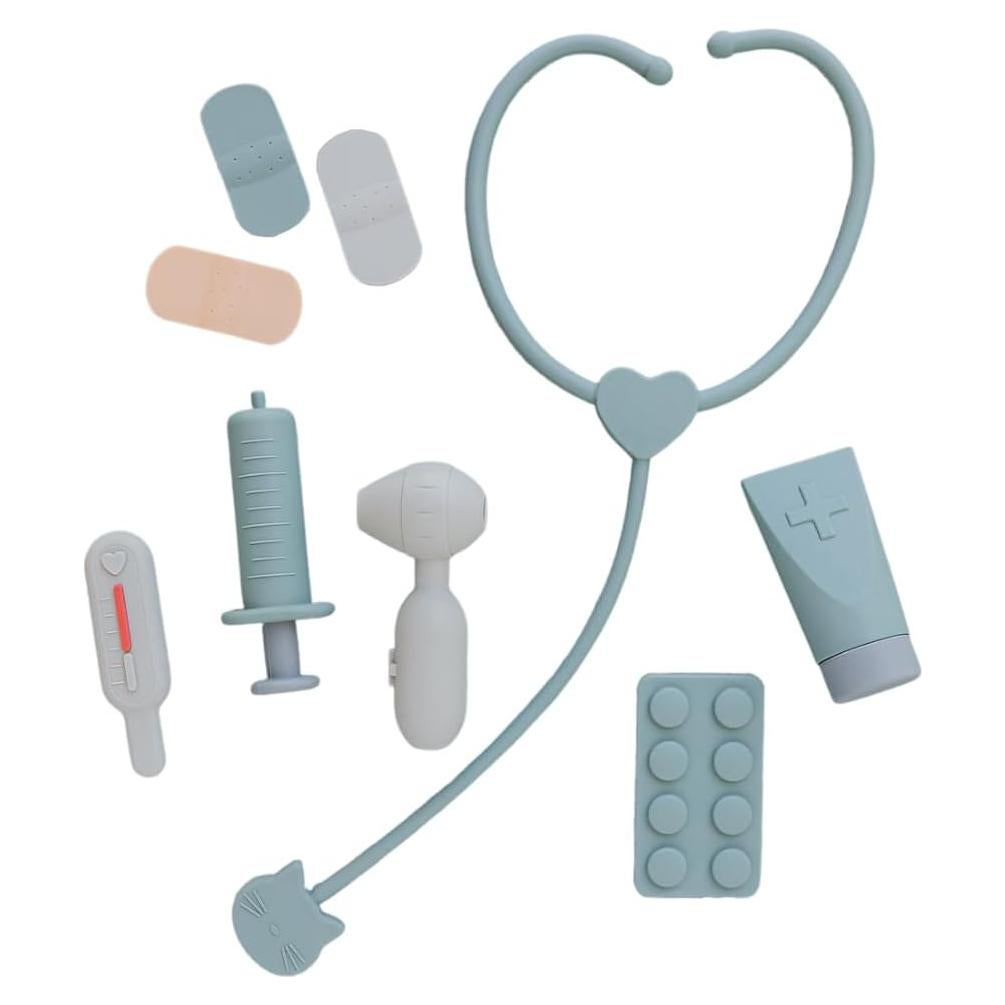 Kit de Doctor de Juguete RayPlay 9 Piezas Silicona 100%