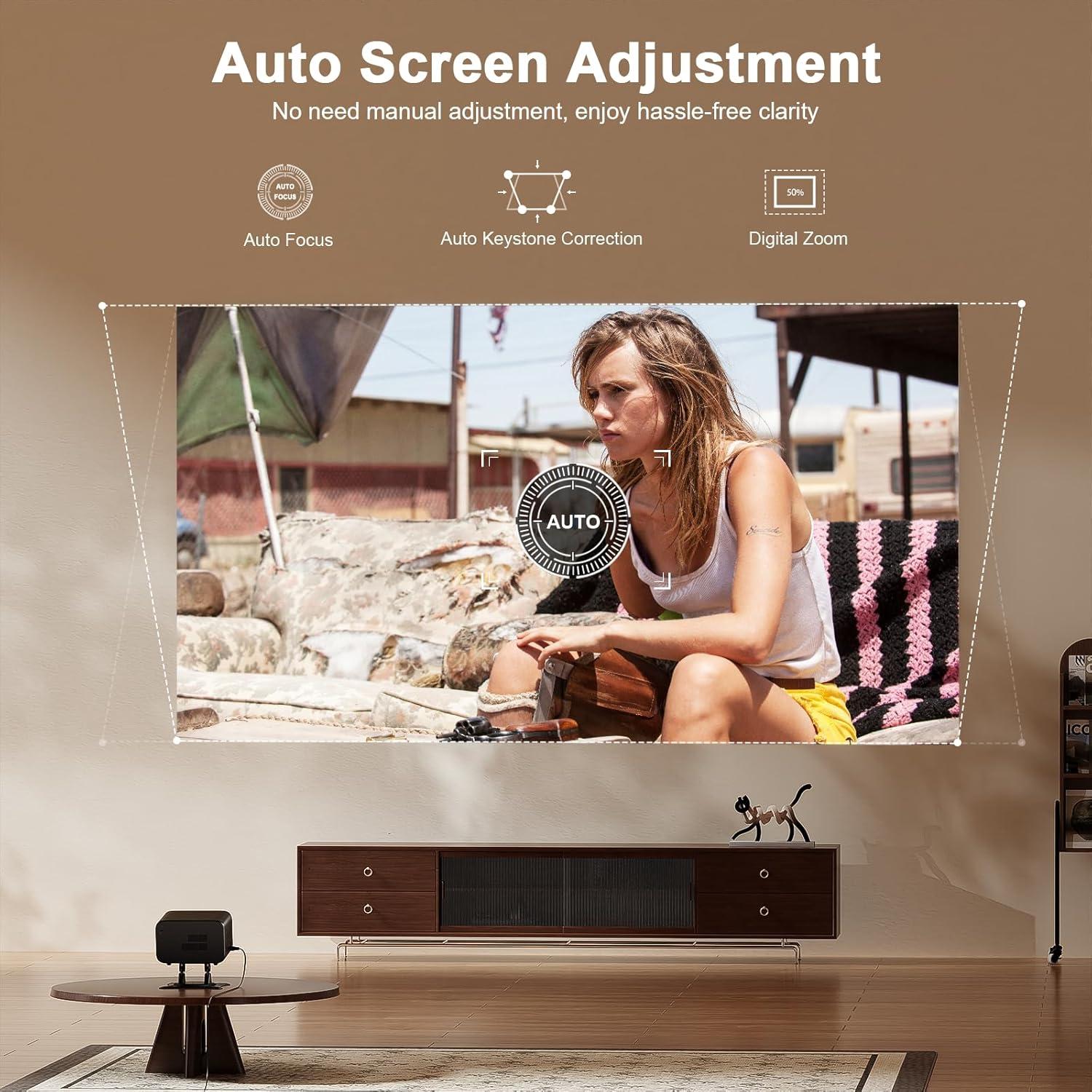 Proyector Portátil XuanPad Full HD 1080P WiFi Bluetooth 4K