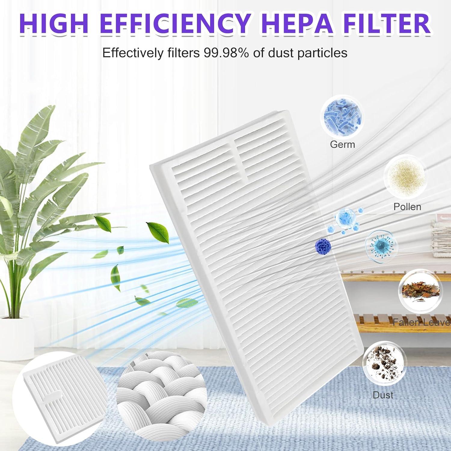 Kit de Repuesto para Aspiradora Robot Eureka E10s/E20 Plus - 11 Piezas