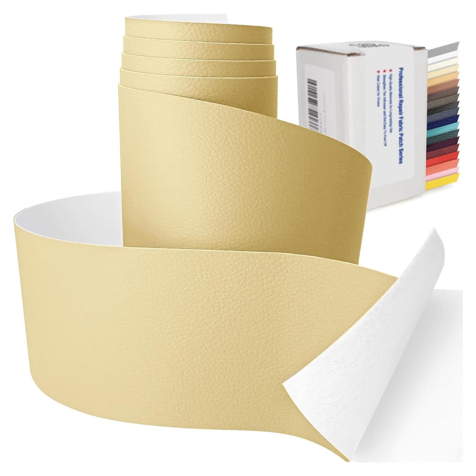 Cinta de Reparación de Cuero SiiRo 7.6x152cm Beige Autoadhesiva