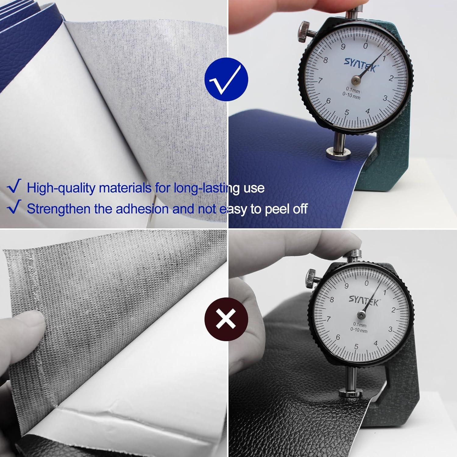 Cinta de Reparación de Cuero SiiRo 7.6x152cm Beige Autoadhesiva