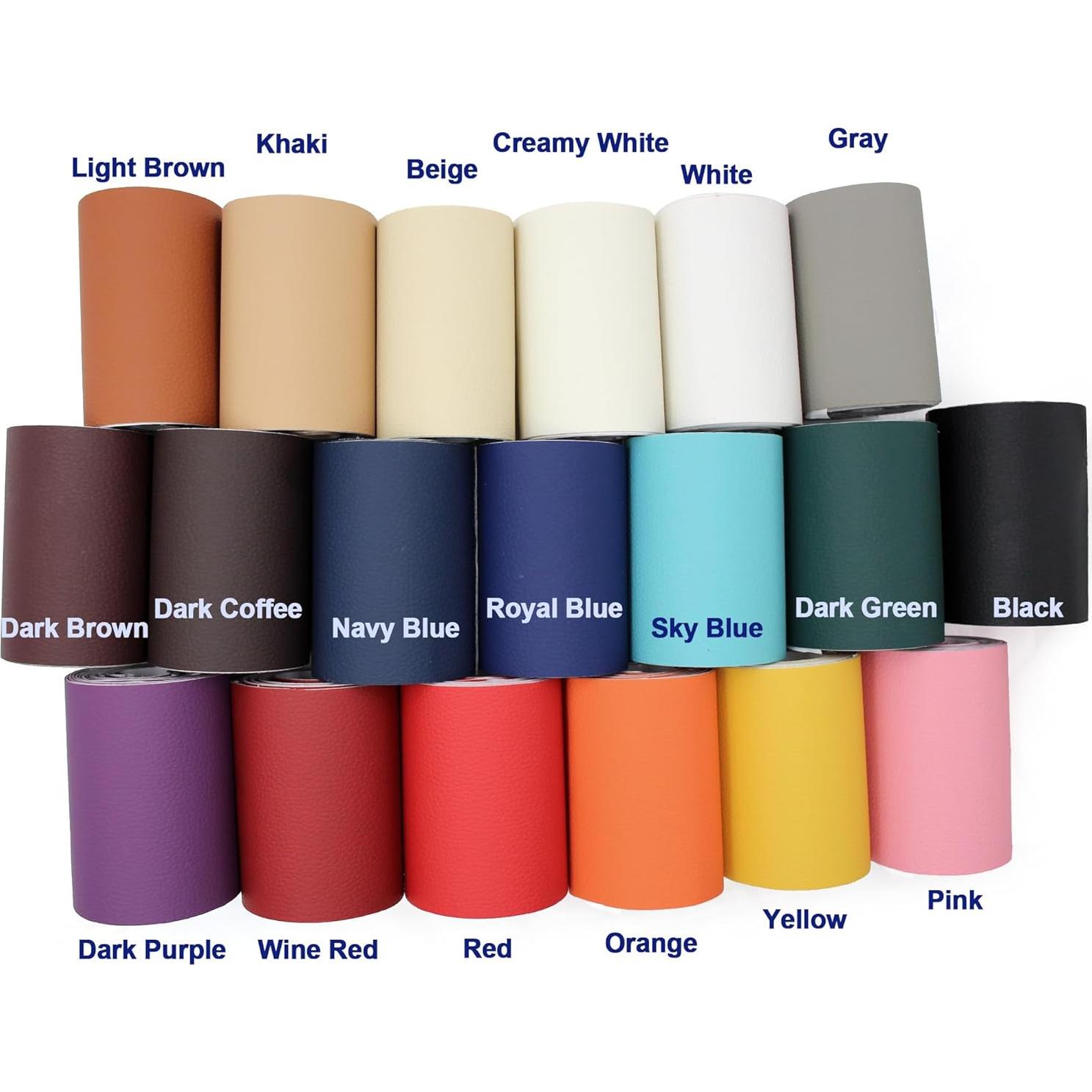 Cinta de Reparación de Cuero SiiRo 7.6x152cm Beige Autoadhesiva