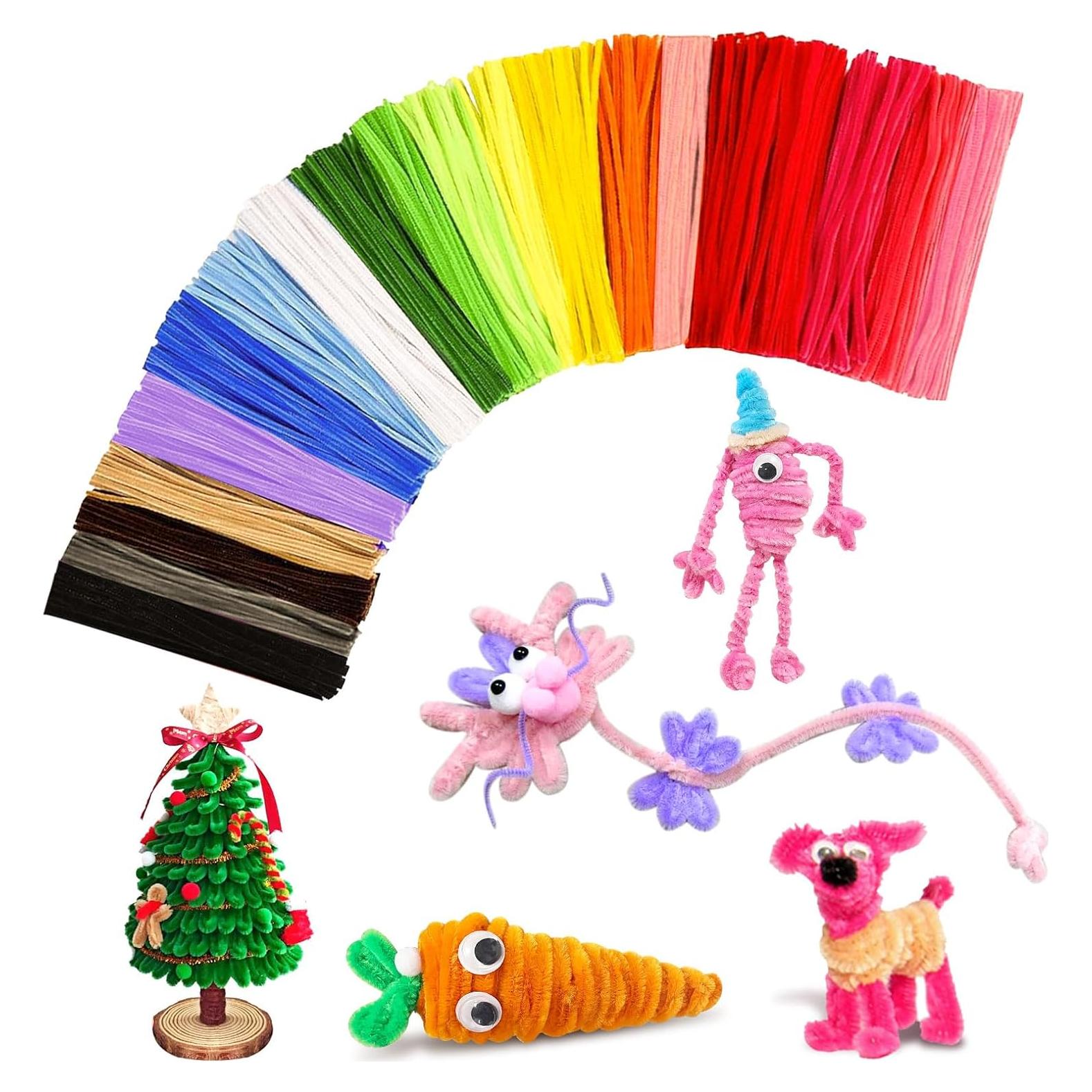 Limpiapipas Multicolor VZF 200 Piezas 30 cm Manualidades