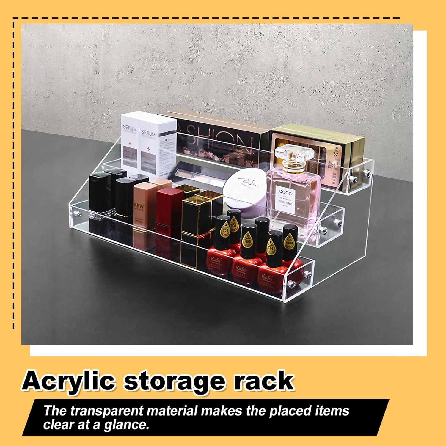 Soporte Acrílico 3 Niveles POUYRBA para Exhibición y Organización