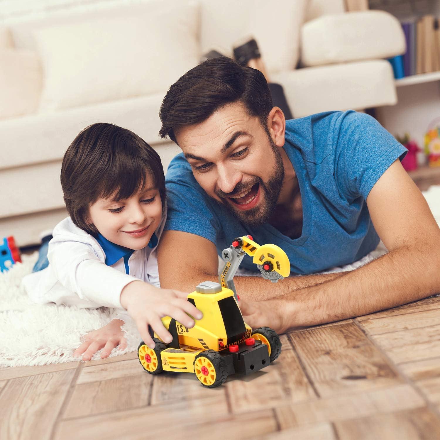 MOBIUS Toys 7 en 1 Camión Desarmable con Luces y Sonidos