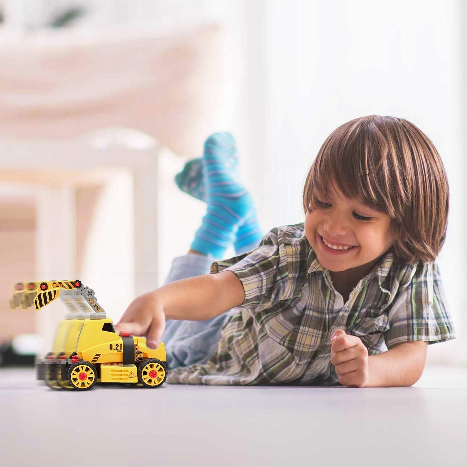 MOBIUS Toys 7 en 1 Camión Desarmable con Luces y Sonidos