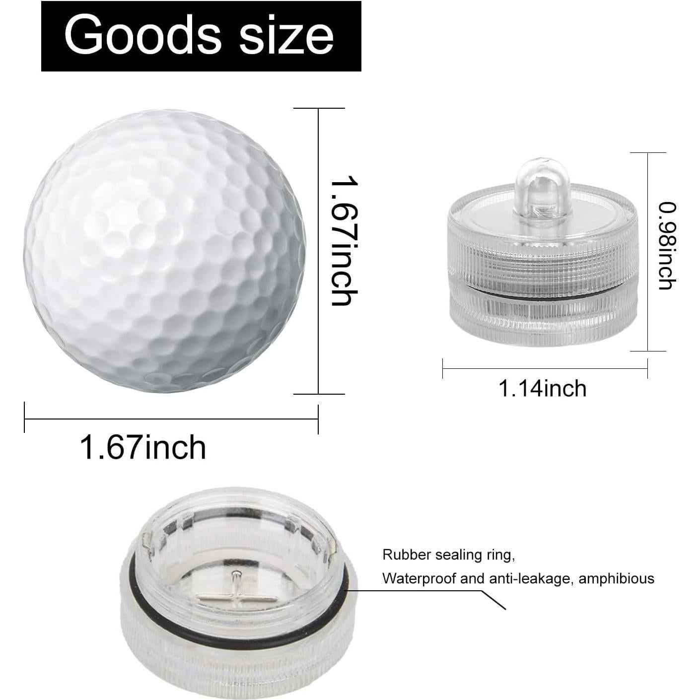 Luces LED Sumergibles SHYMERY, 12 Piezas, 48 Horas Luz Blanca