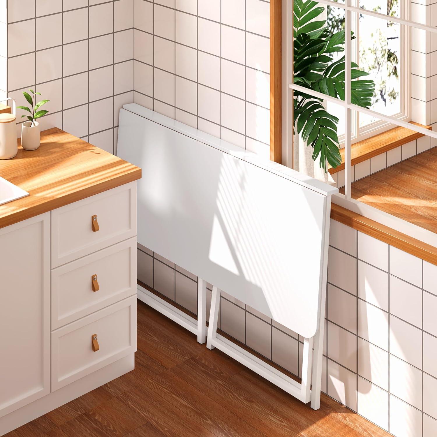 Escritorio Plegable 4NM DD002-XZ Blanco 100.3x45 cm