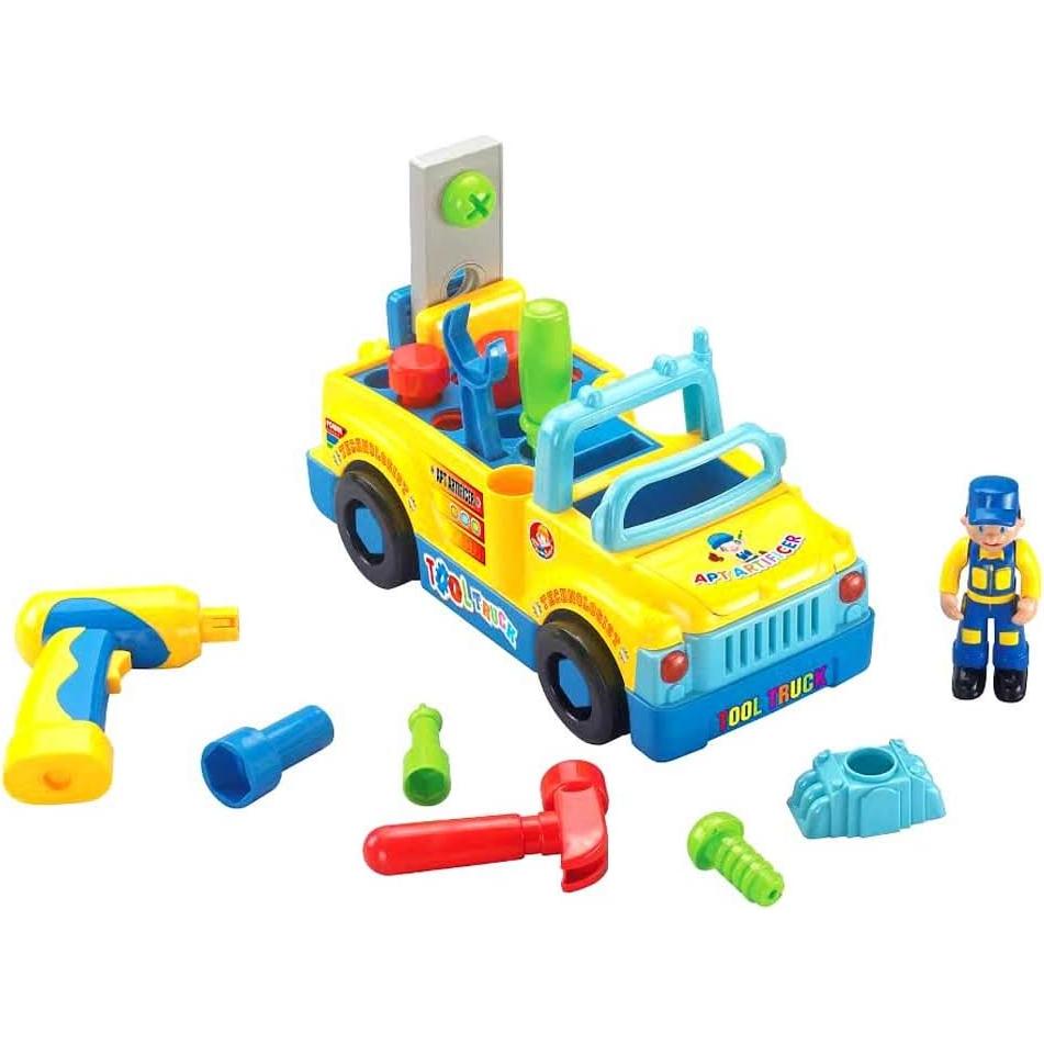Juguete de Construcción Desarmable PowerTRC Camión con Taladro