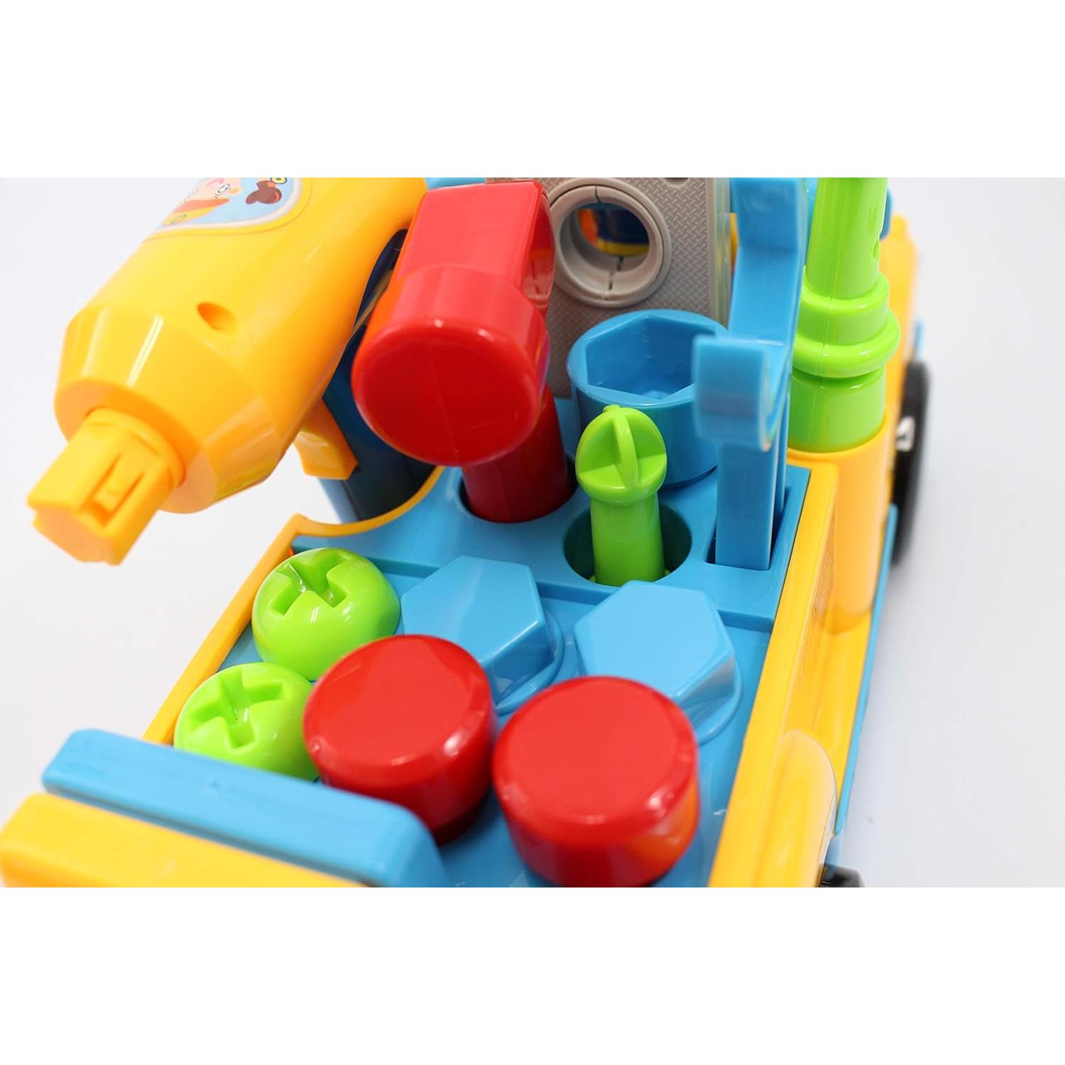 Juguete de Construcción Desarmable PowerTRC Camión con Taladro