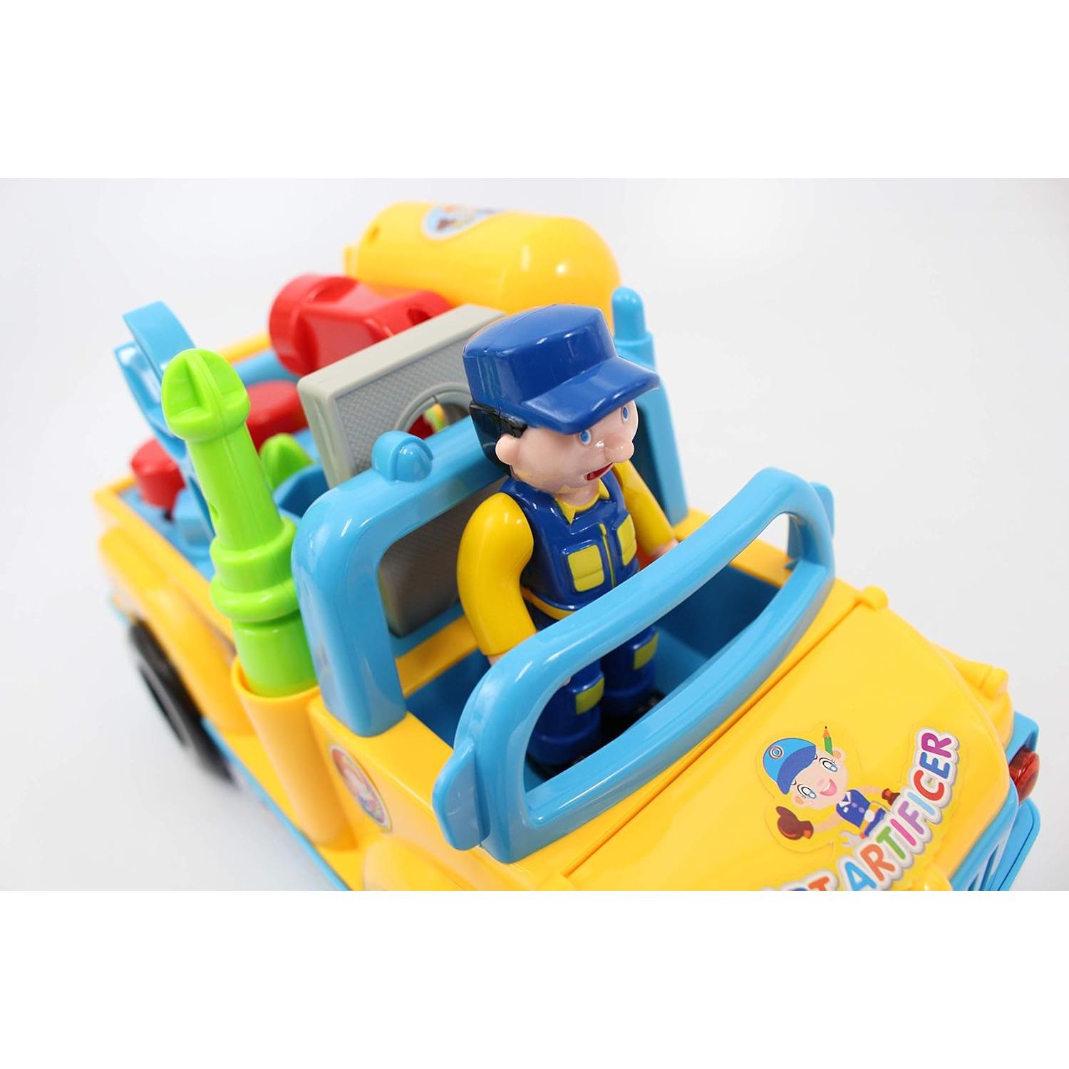 Juguete de Construcción Desarmable PowerTRC Camión con Taladro