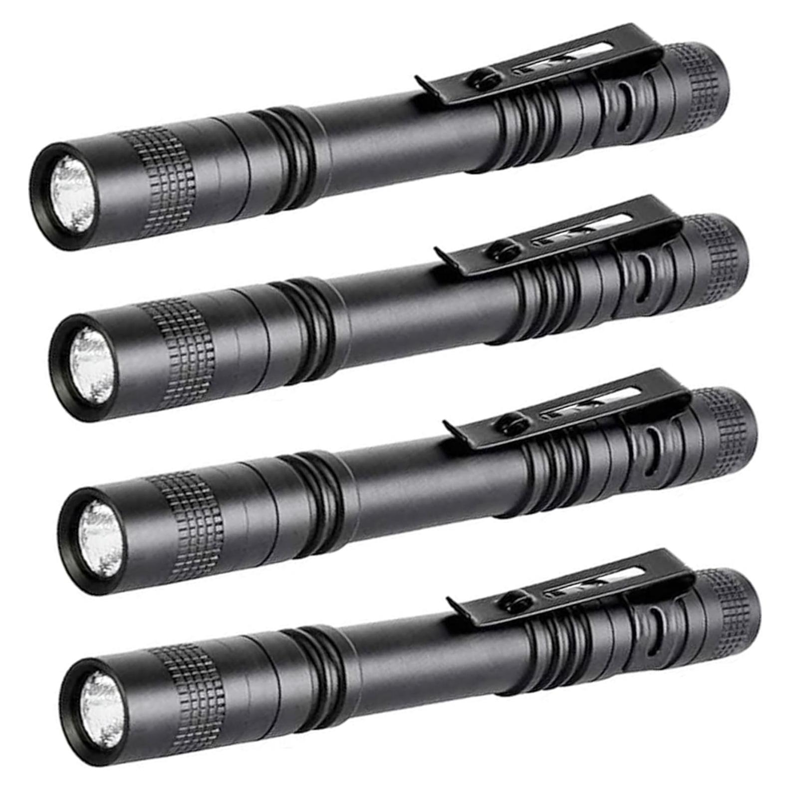 Linterna de bolígrafo LED GaiGaiMall, paquete de 4, alta calidad