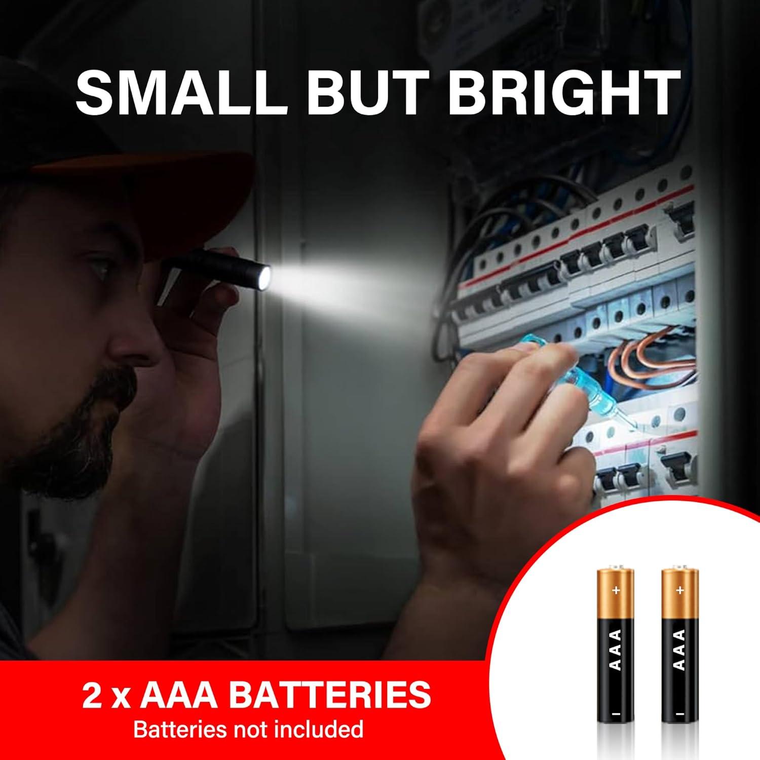 Linterna de bolígrafo LED GaiGaiMall, paquete de 4, alta calidad