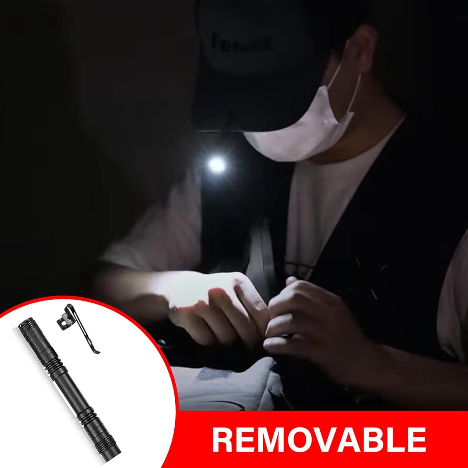 Linterna de bolígrafo LED GaiGaiMall, paquete de 4, alta calidad