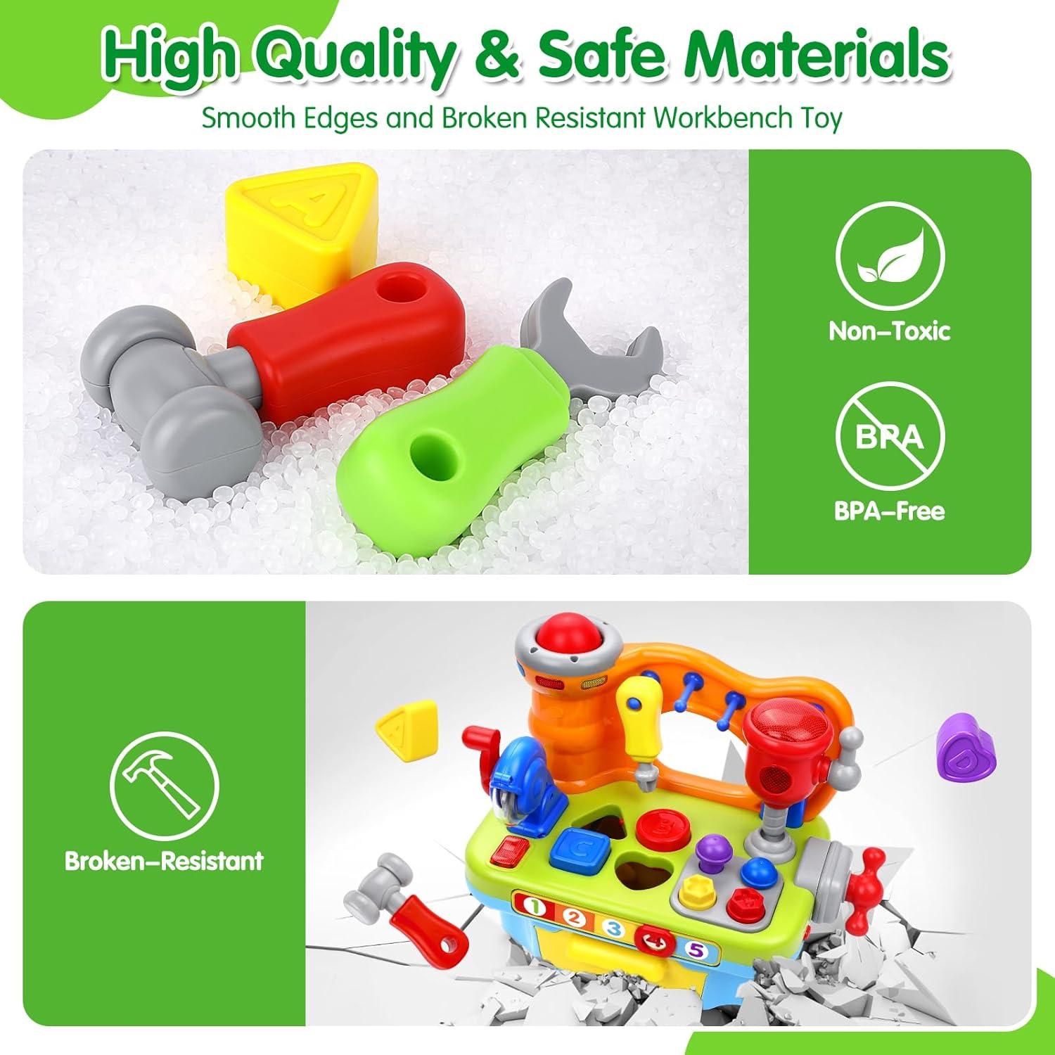 Banco de Trabajo Musical ORWINE para Niños 1-2 Años