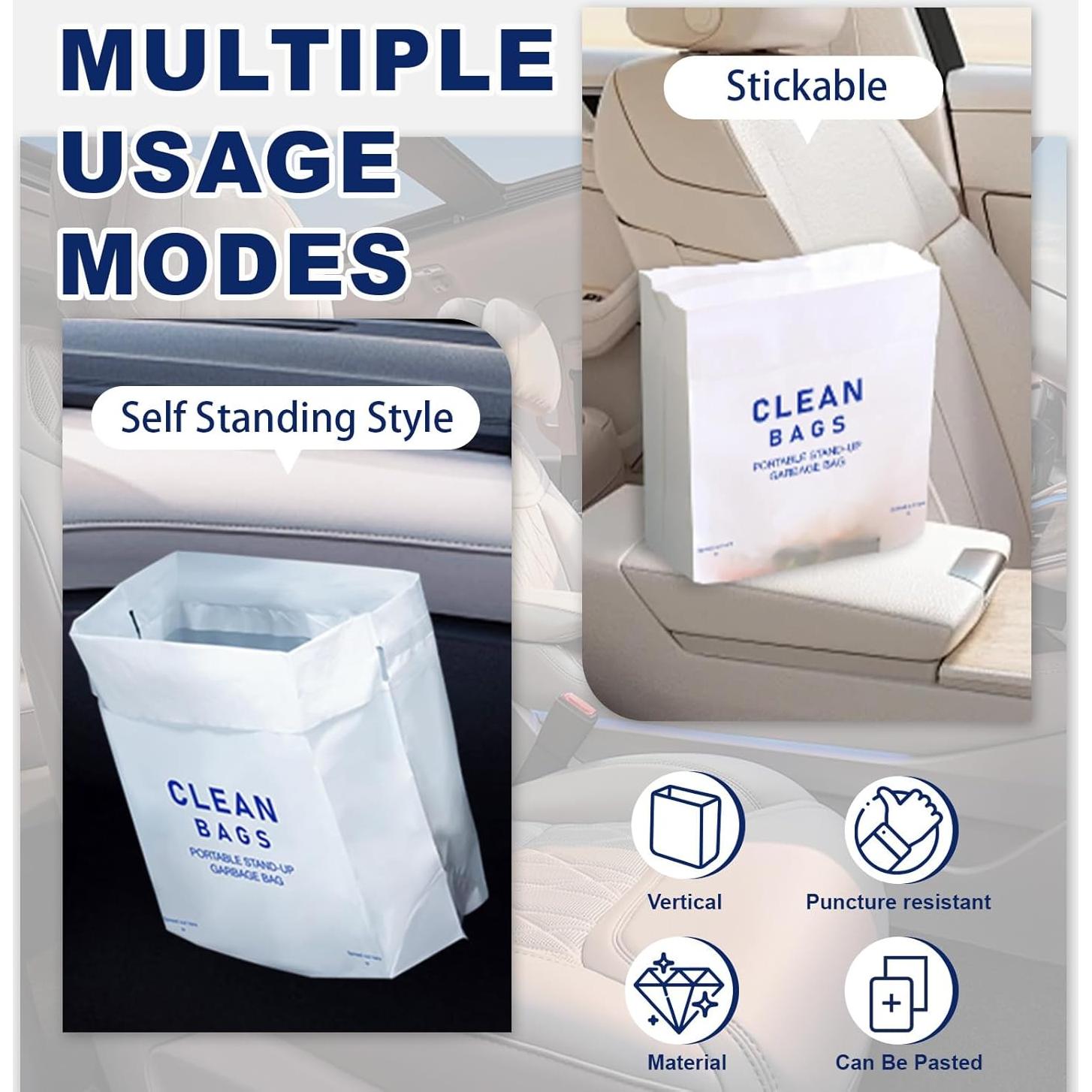 Bolsas de Basura Desechables NeverGarden 60 Unidades 30L