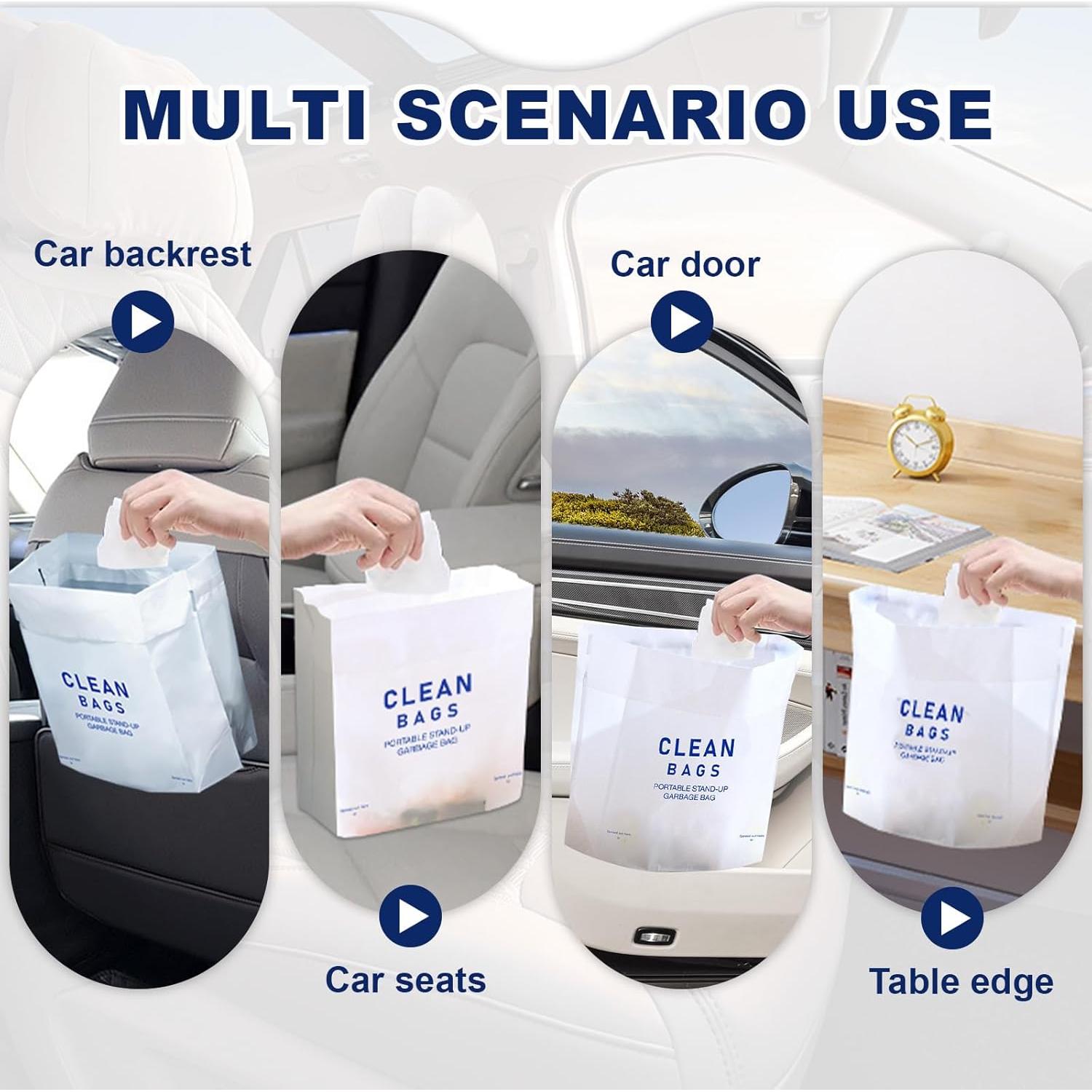 Bolsas de Basura Desechables NeverGarden 60 Unidades 30L