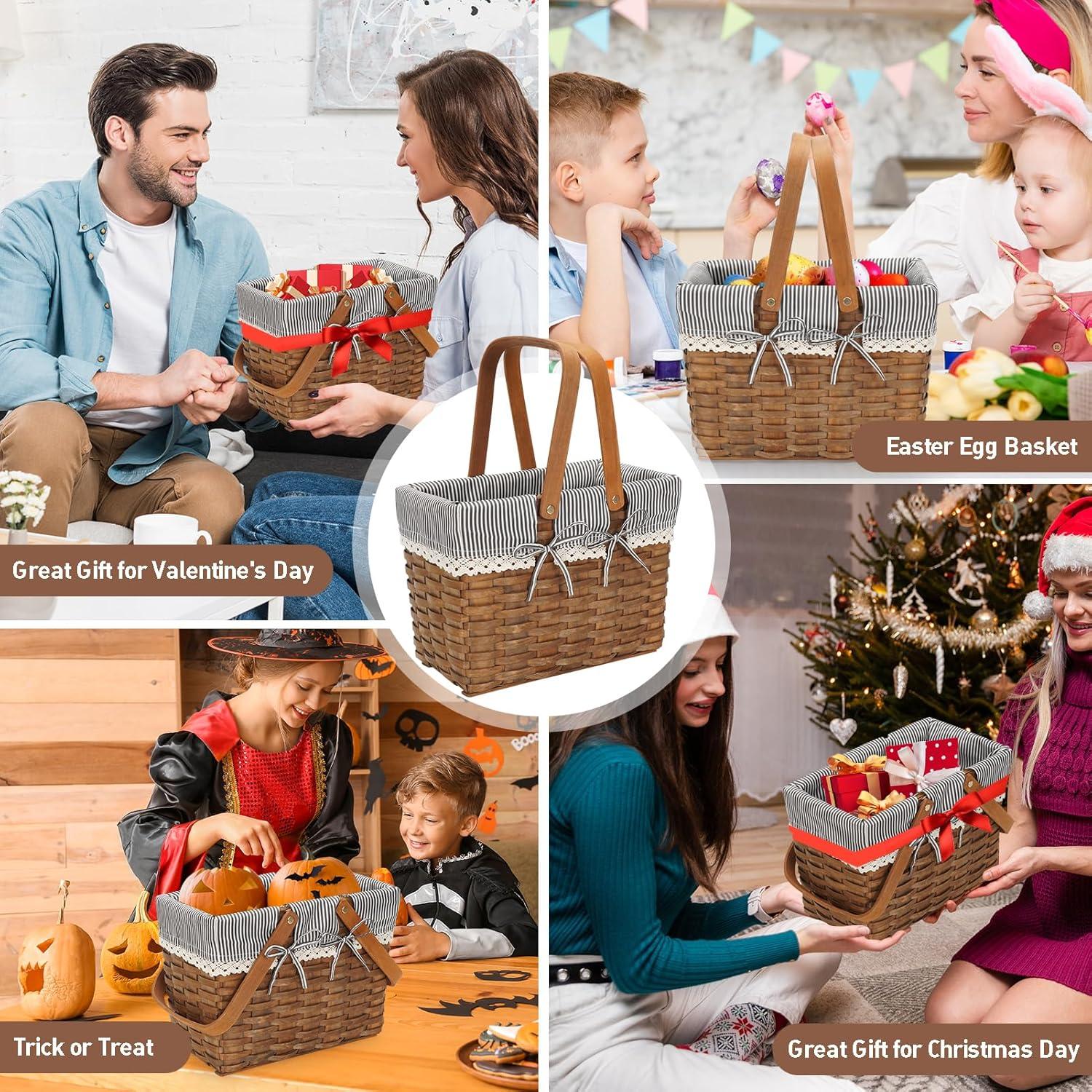 Cesta de Picnic con Asas G GOOD GAIN Gris 31x17.8x24.9 cm