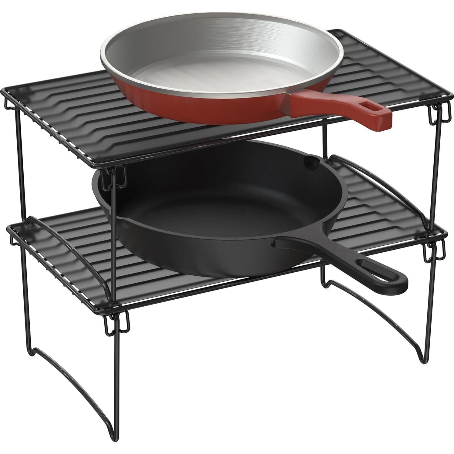 Organizador Apilable Deco Brothers 2 Unidades Negro 38.1x22.2cm