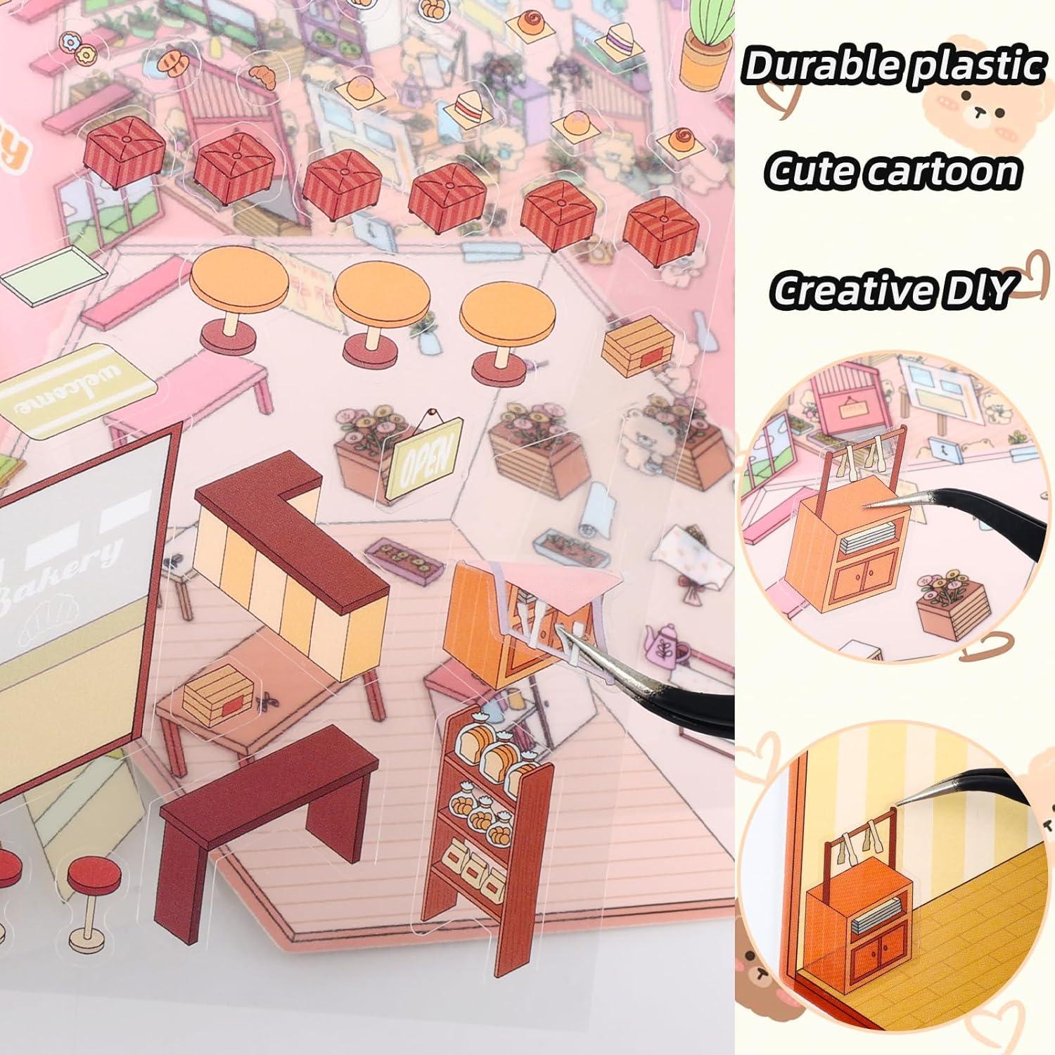 Set de 8 Pegatinas 3D ZLSPTK para Decoración DIY