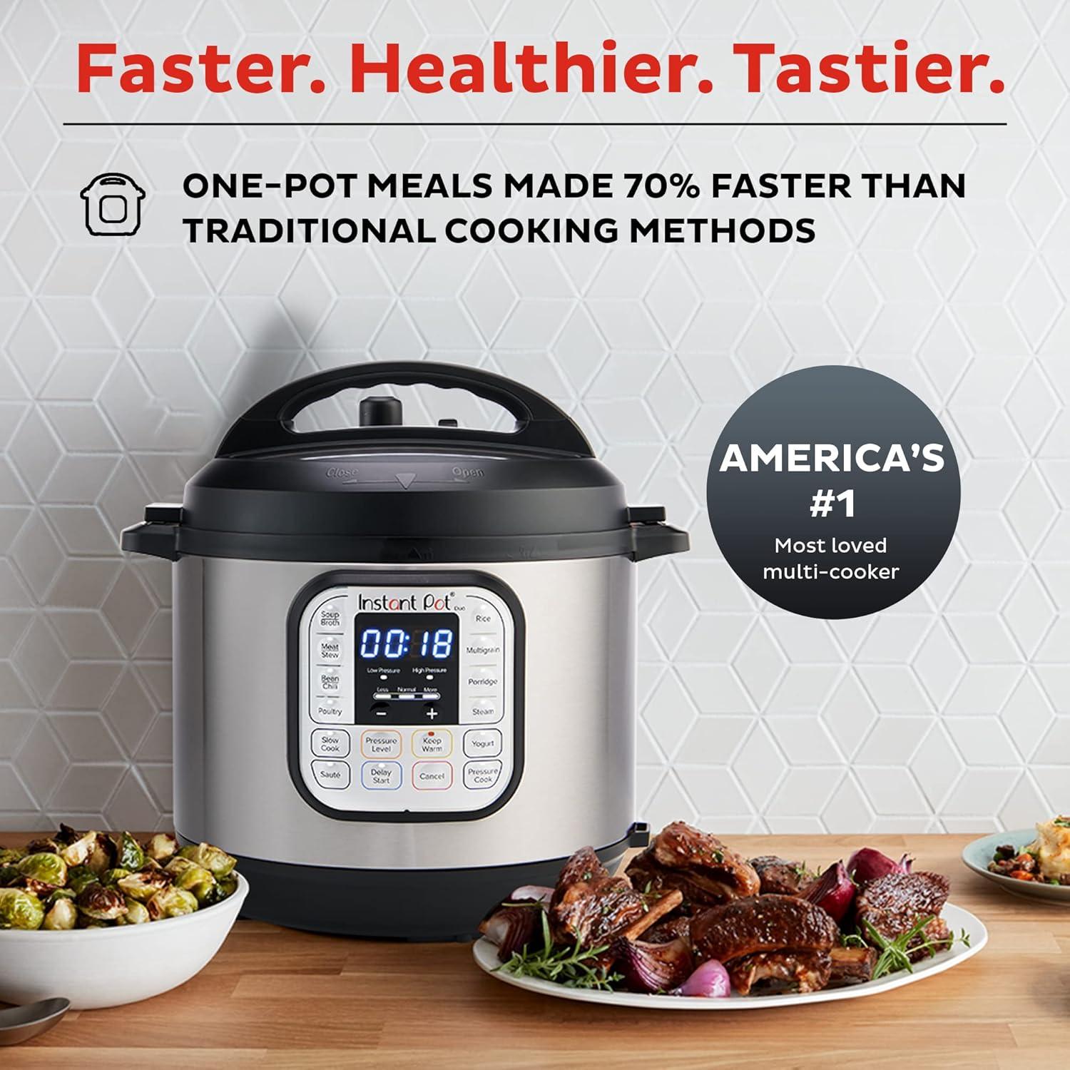 Olla de Presión Eléctrica Instant Pot Duo 6L 7 en 1