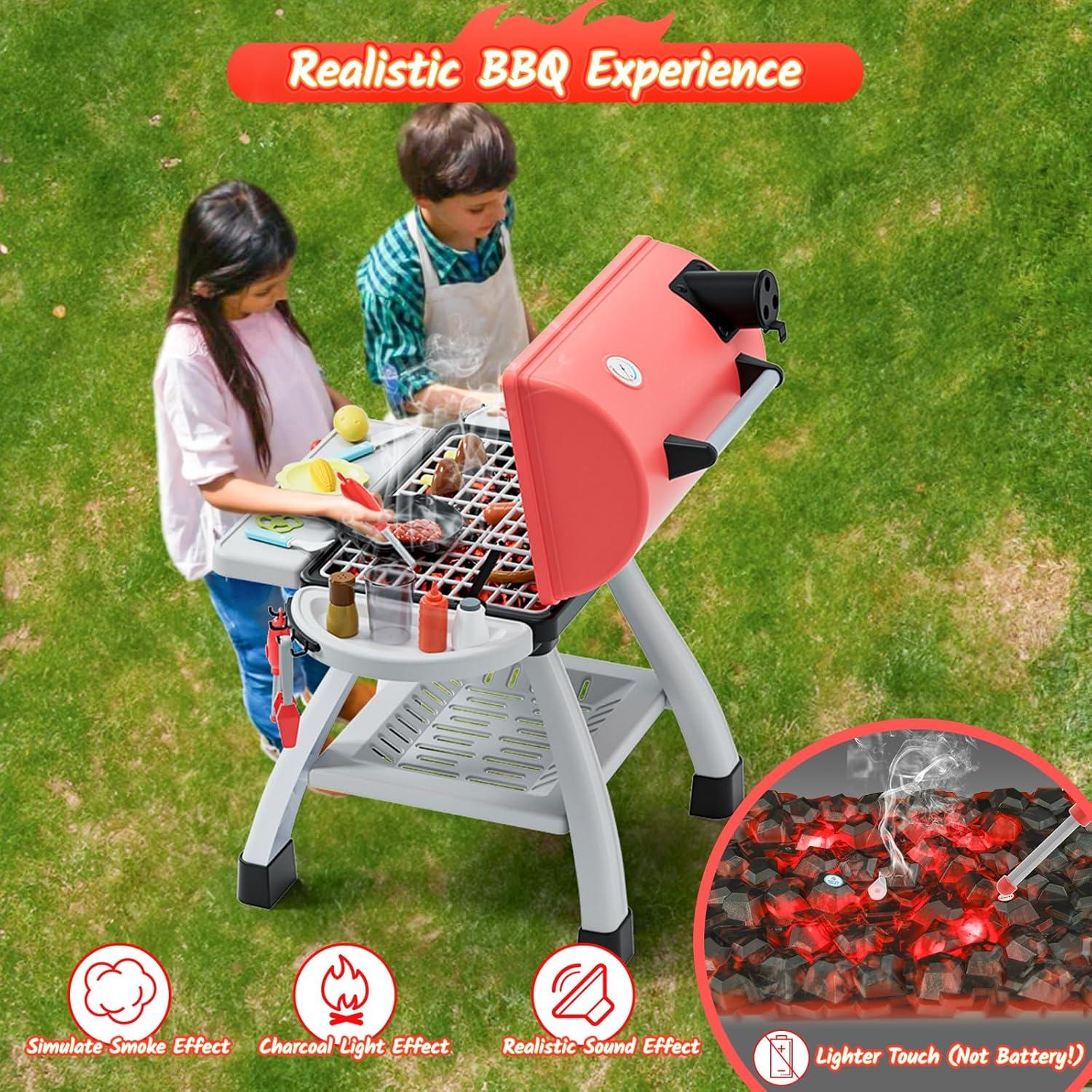 Juego de Parrilla BBQ Maysida para Niños 3 a 7 Años