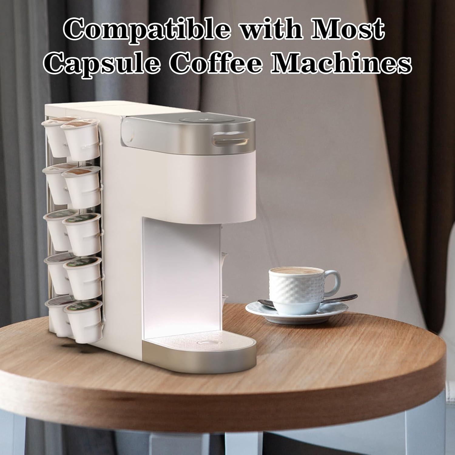 Soporte de Cápsulas de Café Acrílico NiHome para Keurig - 20 Tazas
