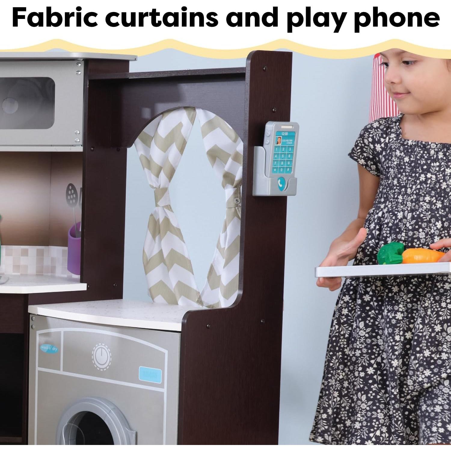 Cocina de Juguete Esquina KidKraft Ultimate Madera Espresso