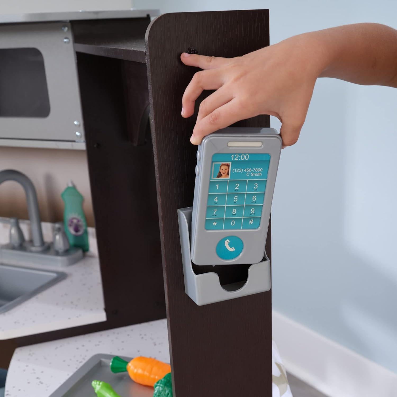 Cocina de Juguete Esquina KidKraft Ultimate Madera Espresso