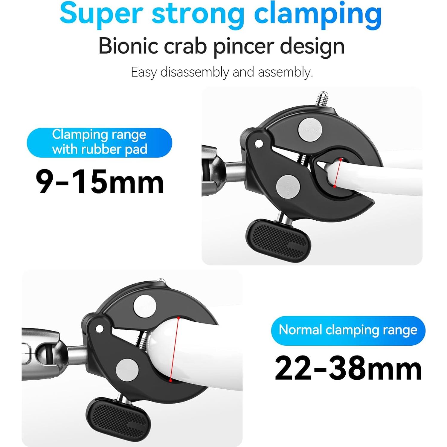 Soporte de Montaje Doble Bola TELESIN para GoPro y DJI