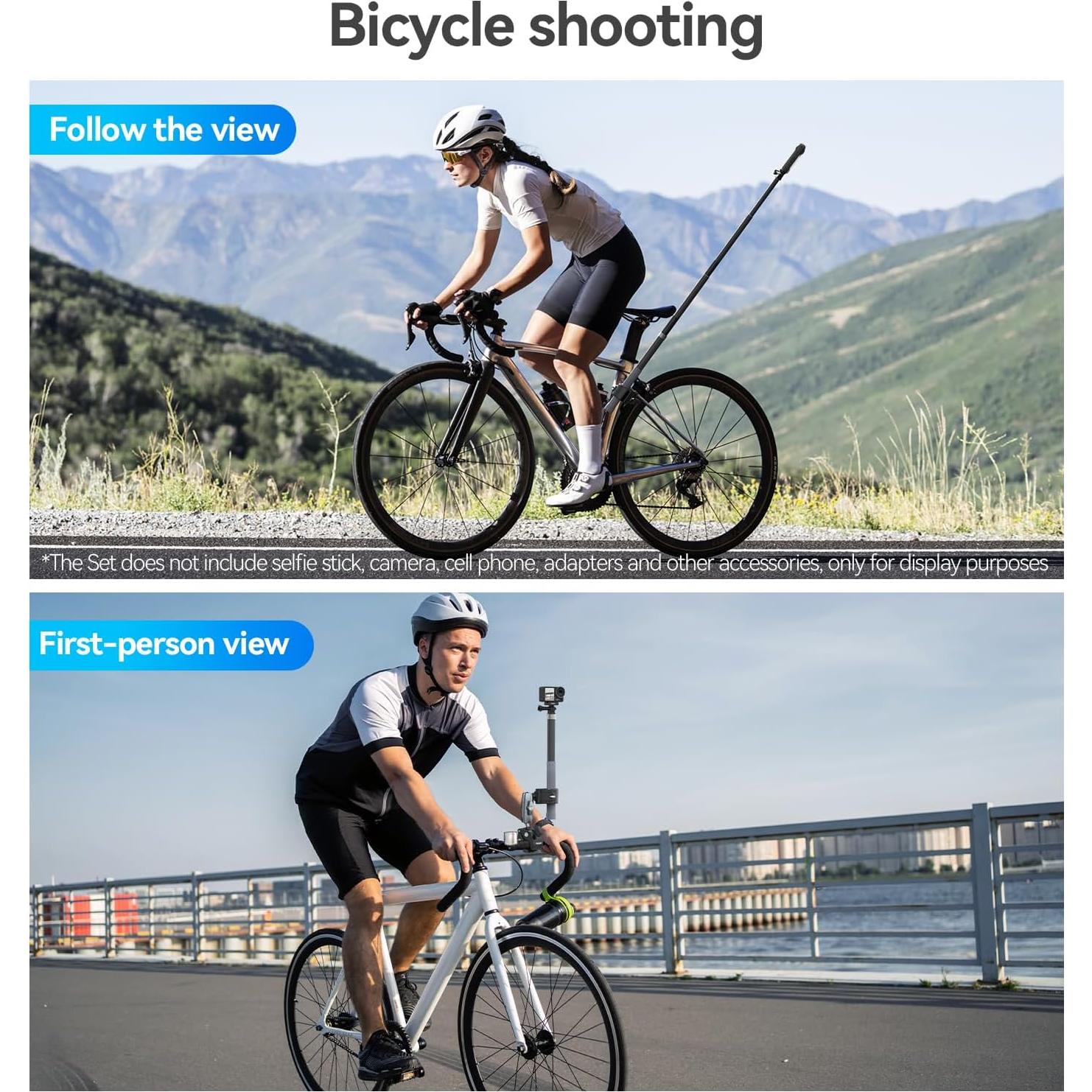 Soporte de Montaje Doble Bola TELESIN para GoPro y DJI