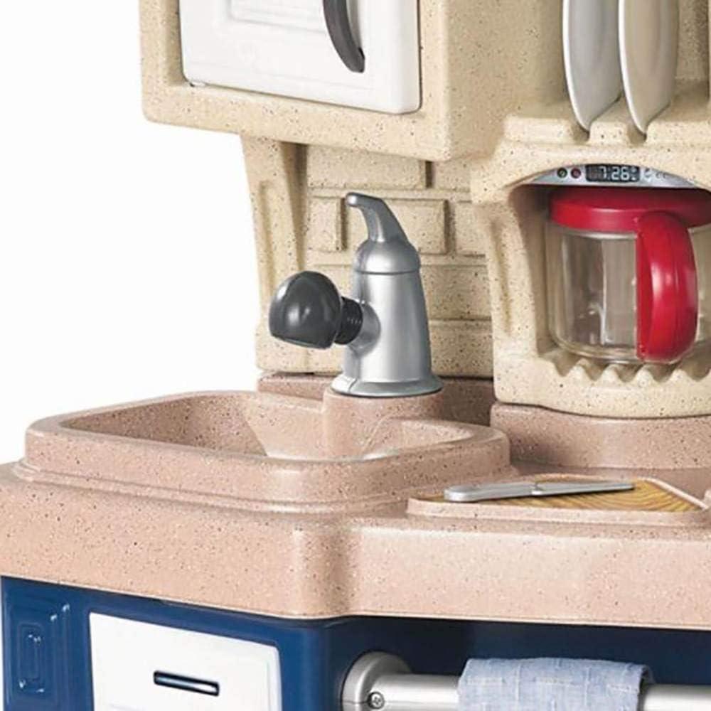 Cocina Super Chef Little Tikes Azul y Crema 101,6 cm