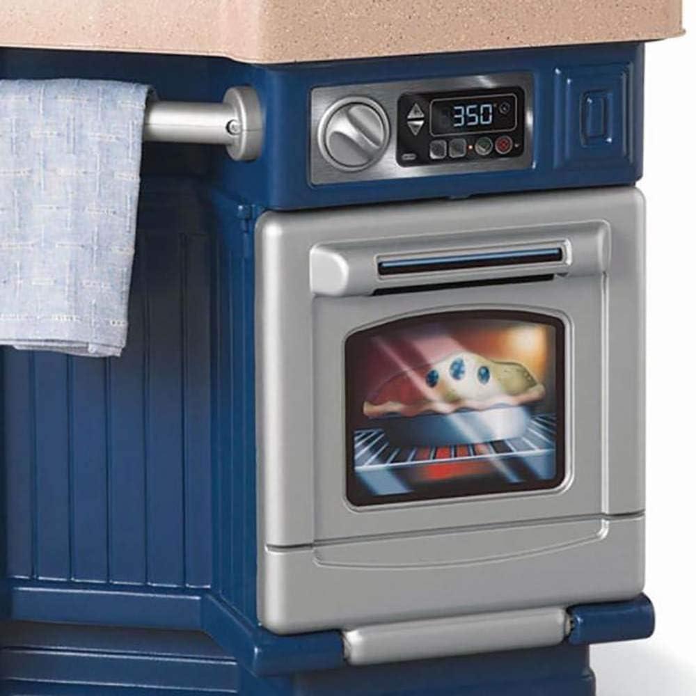 Cocina Super Chef Little Tikes Azul y Crema 101,6 cm