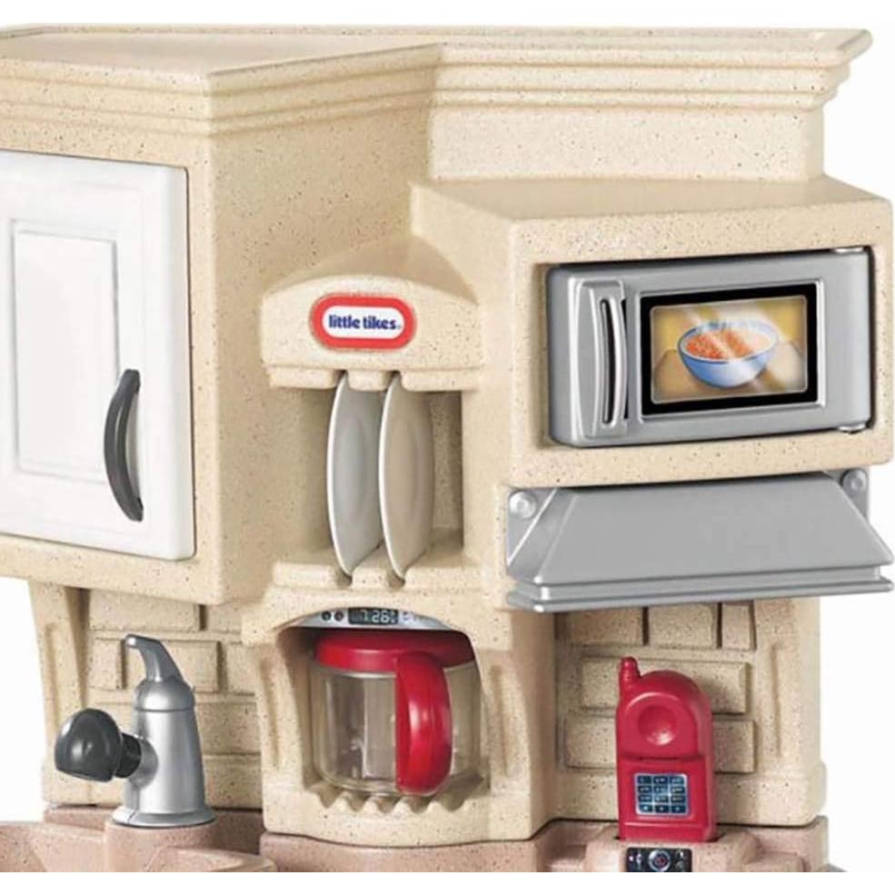 Cocina Super Chef Little Tikes Azul y Crema 101,6 cm