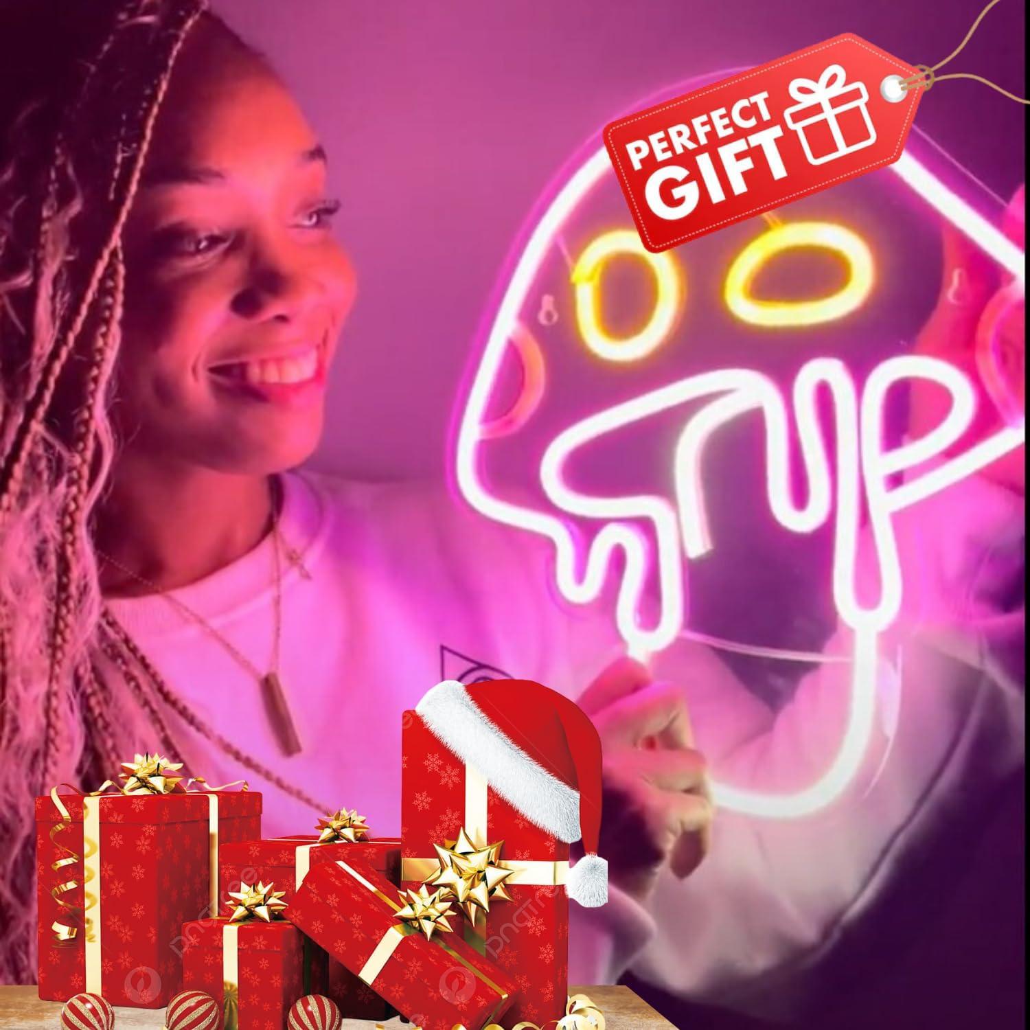 Luz de Neón Hongo WOW-LAMPS 33x31 cm Regulable USB