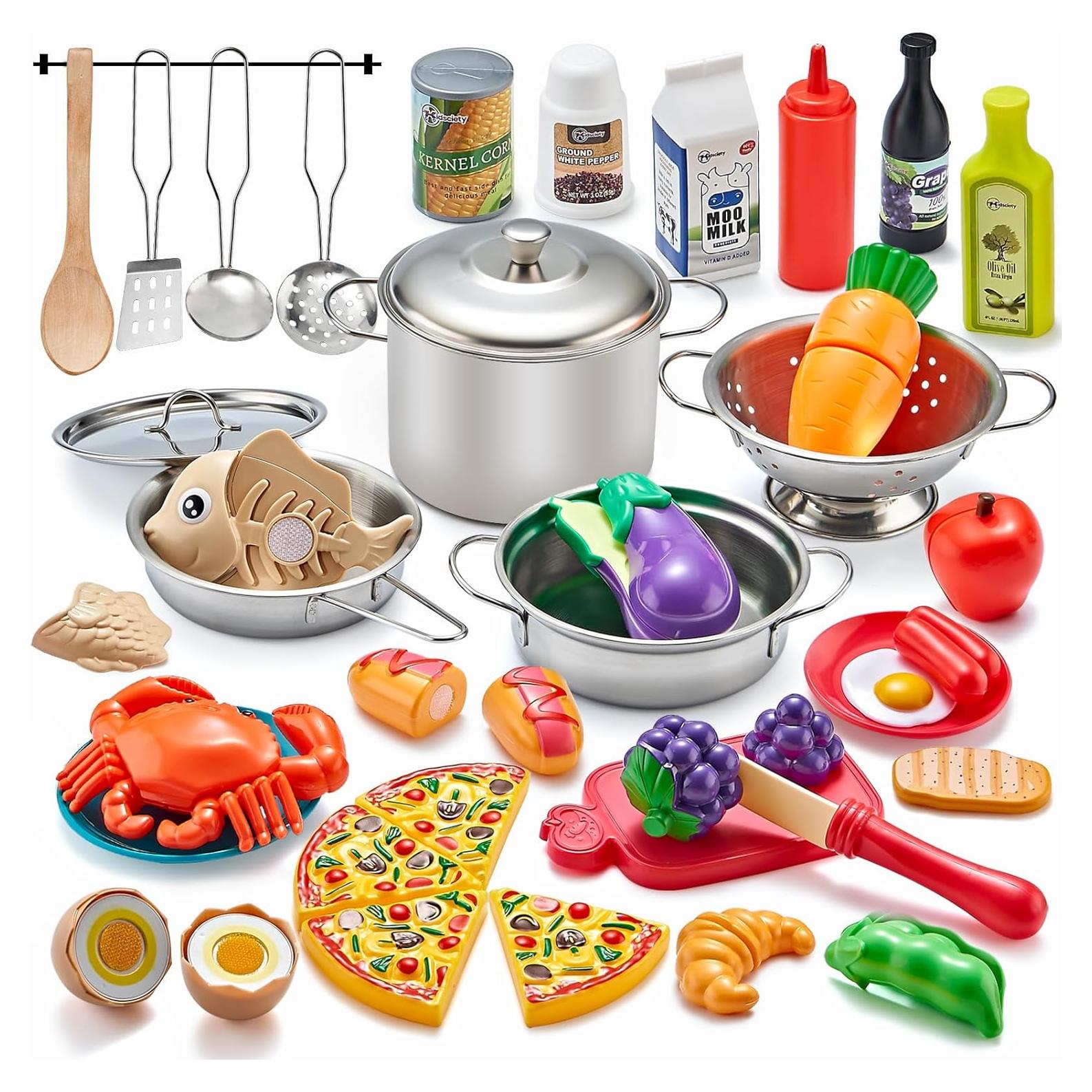 Set de Cocina para Niños Kidsciety 52 Piezas Utensilios