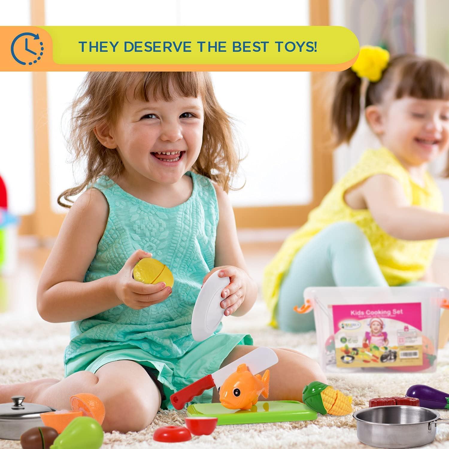 Juego de Cocina de Juguete FUNERICA con Comida y Accesorios