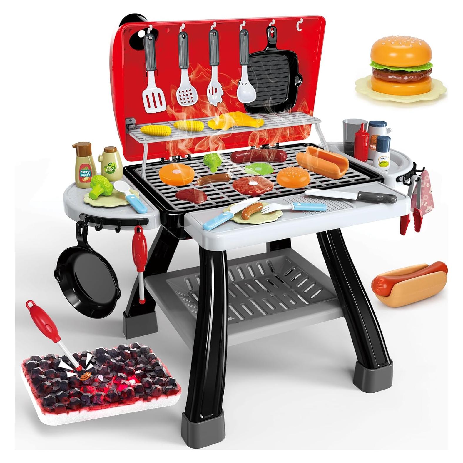 Set de Cocina BBQ para Niños BSTOYDER con Luz y Sonido