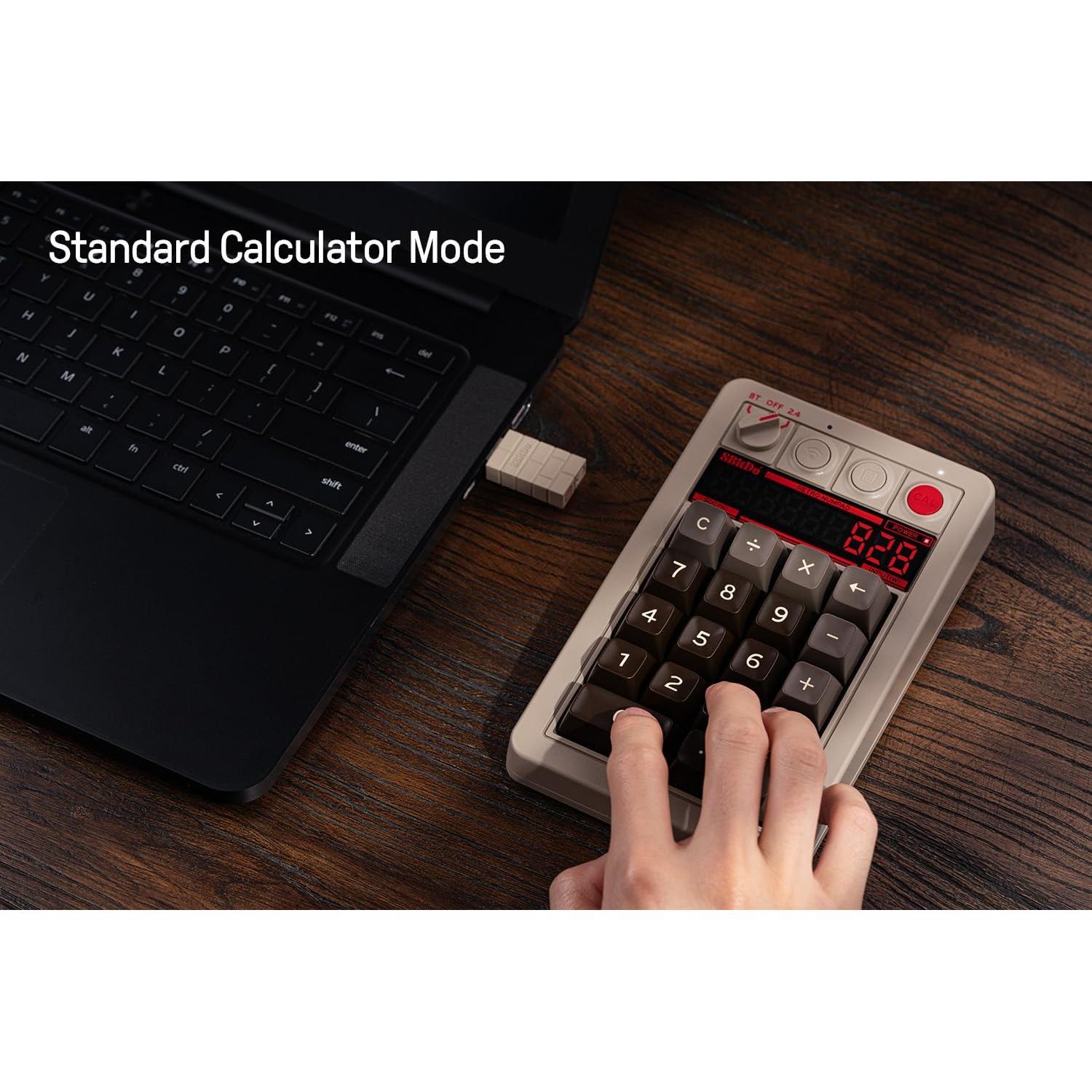 Teclado Numérico 8Bitdo C64 Bluetooth/USB-C para PC y Android