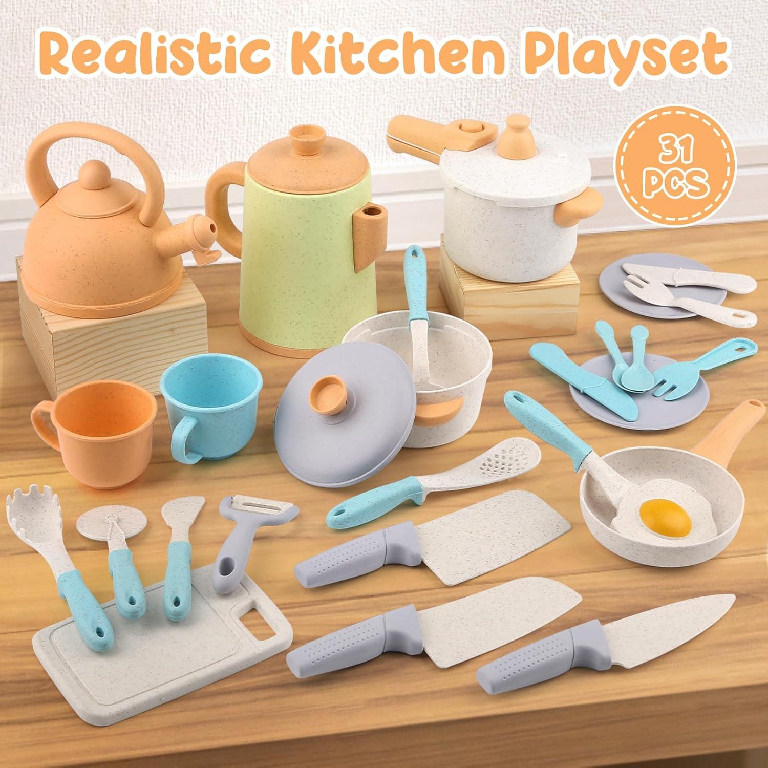 Set de Juego de Cocina Dreamon 31 Piezas para Niños