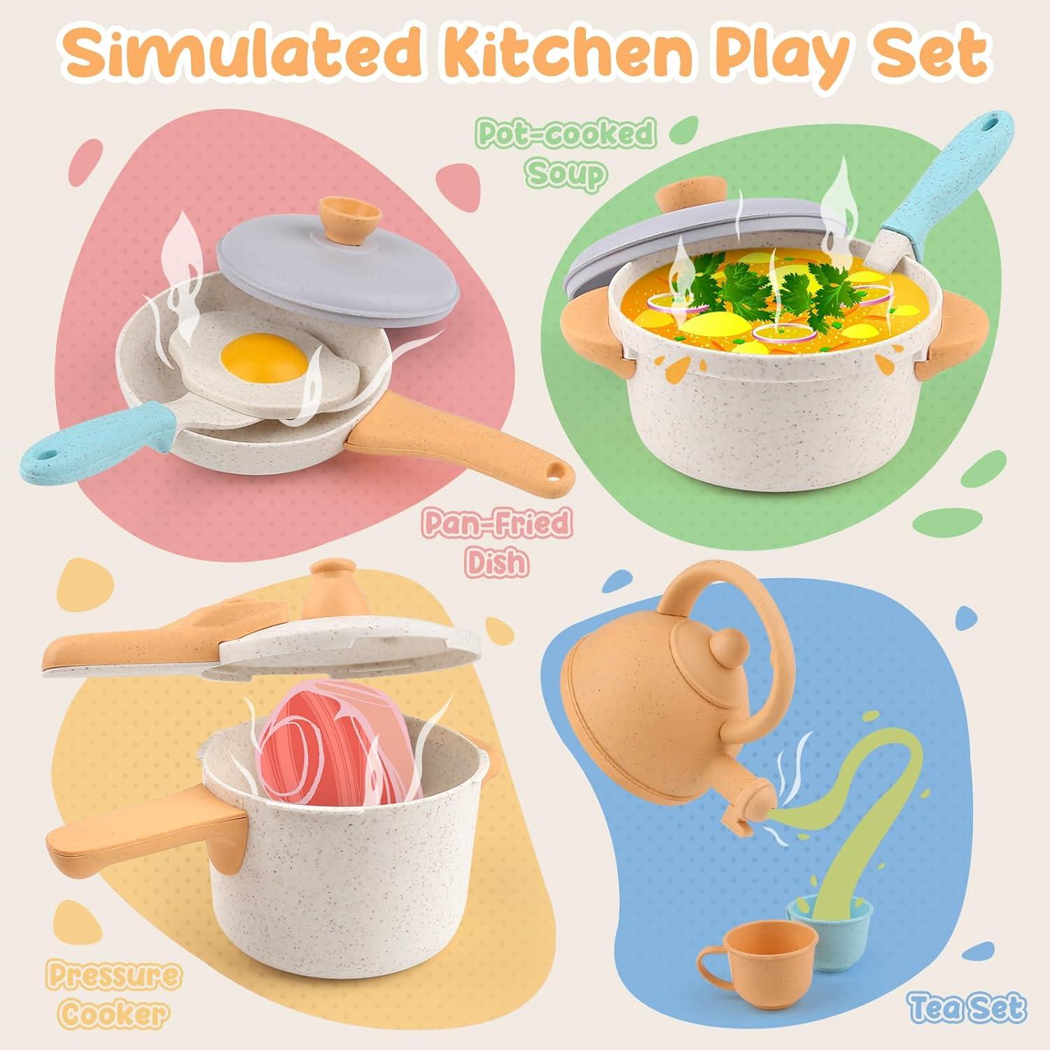 Set de Juego de Cocina Dreamon 31 Piezas para Niños