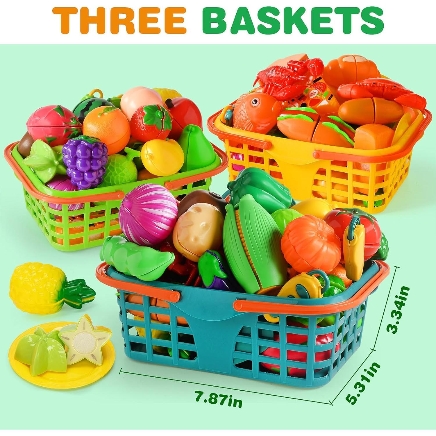 Juego de Comida de Cocina Infantil TooyBing 100 Piezas