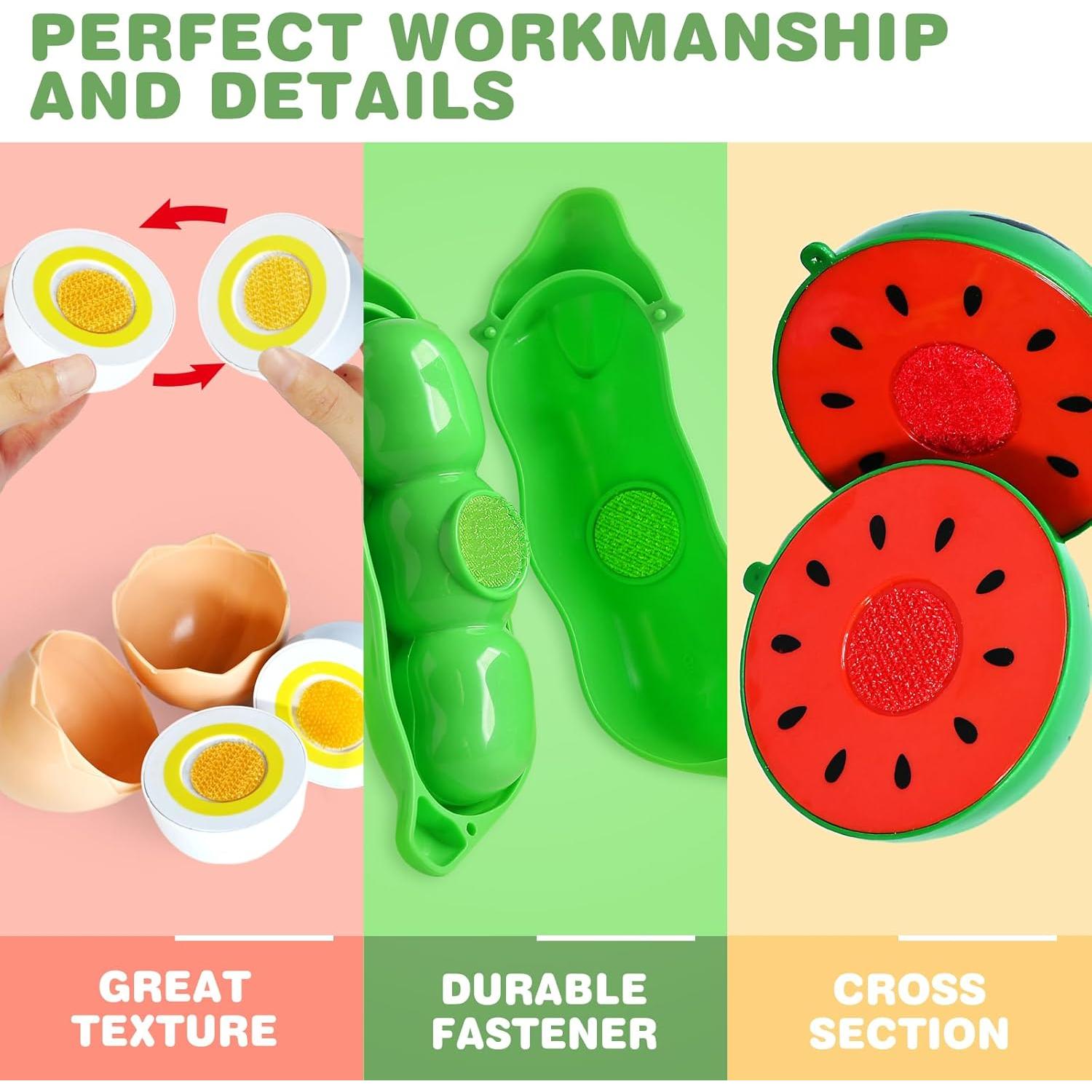 Juego de Comida de Cocina Infantil TooyBing 100 Piezas