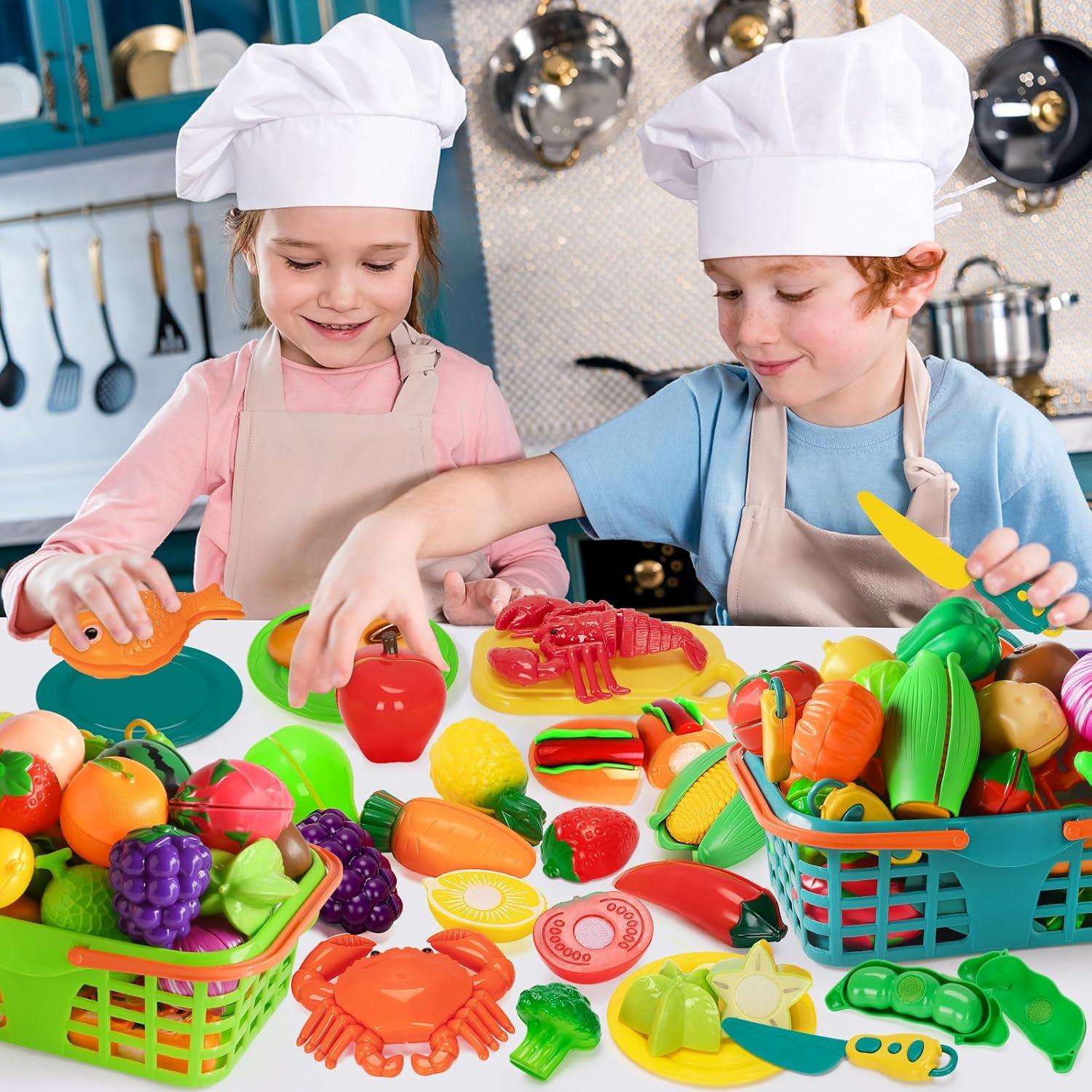 Juego de Comida de Cocina Infantil TooyBing 100 Piezas
