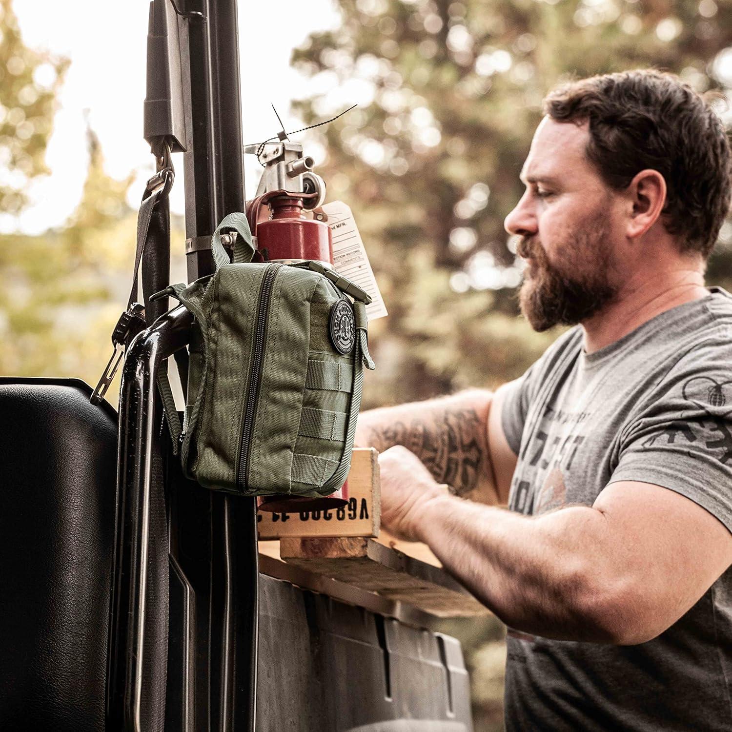 Kit de Trauma IFAK Tacticon Verde OD - Primeros Auxilios Compacto